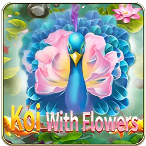 Koi With Flowers